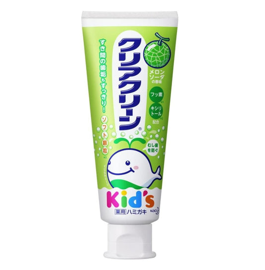 [6-PACK] Kao Japan Fruit Flavored Children's Toothpaste 70g ( 2 Flavors Available ) Melon