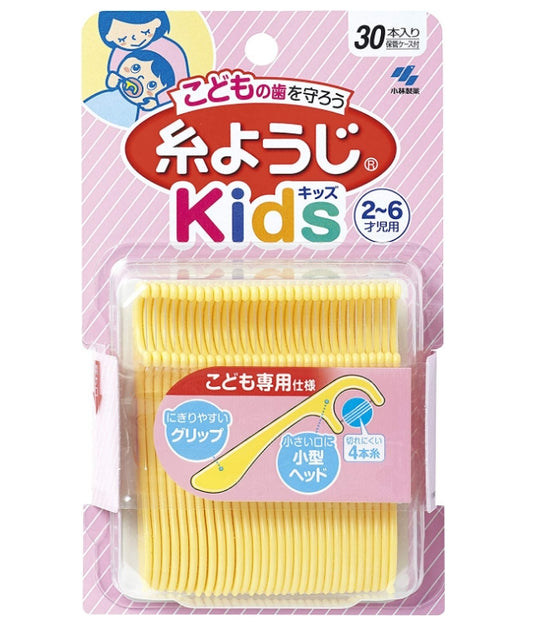 [6-PACK] KOBAYASHI Japan Children Dental Floss Holders 30 Holders